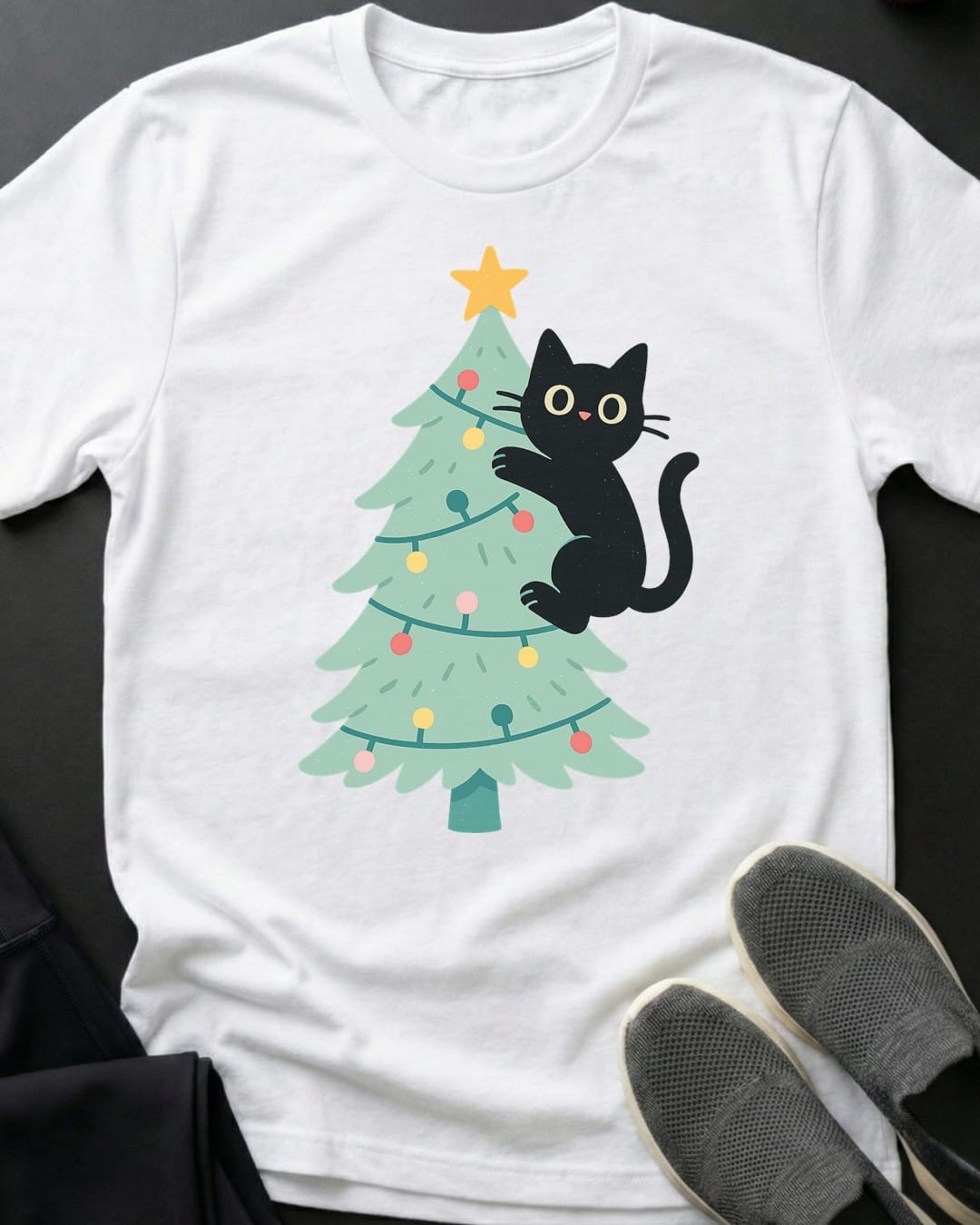 Christmas Kitty Tee