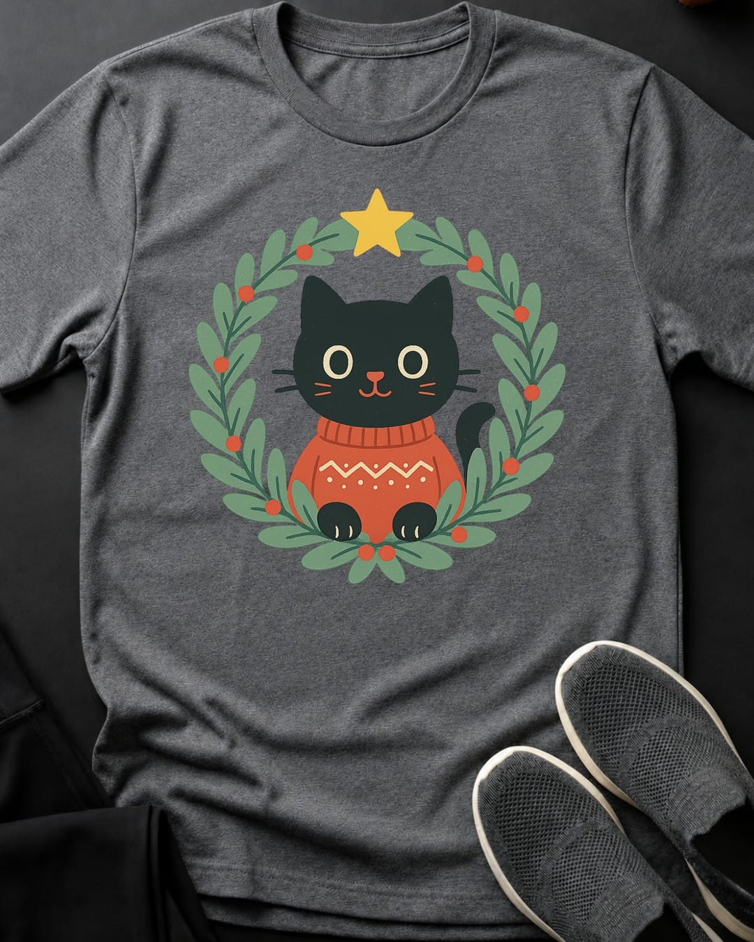 Holiday Wreath Tee