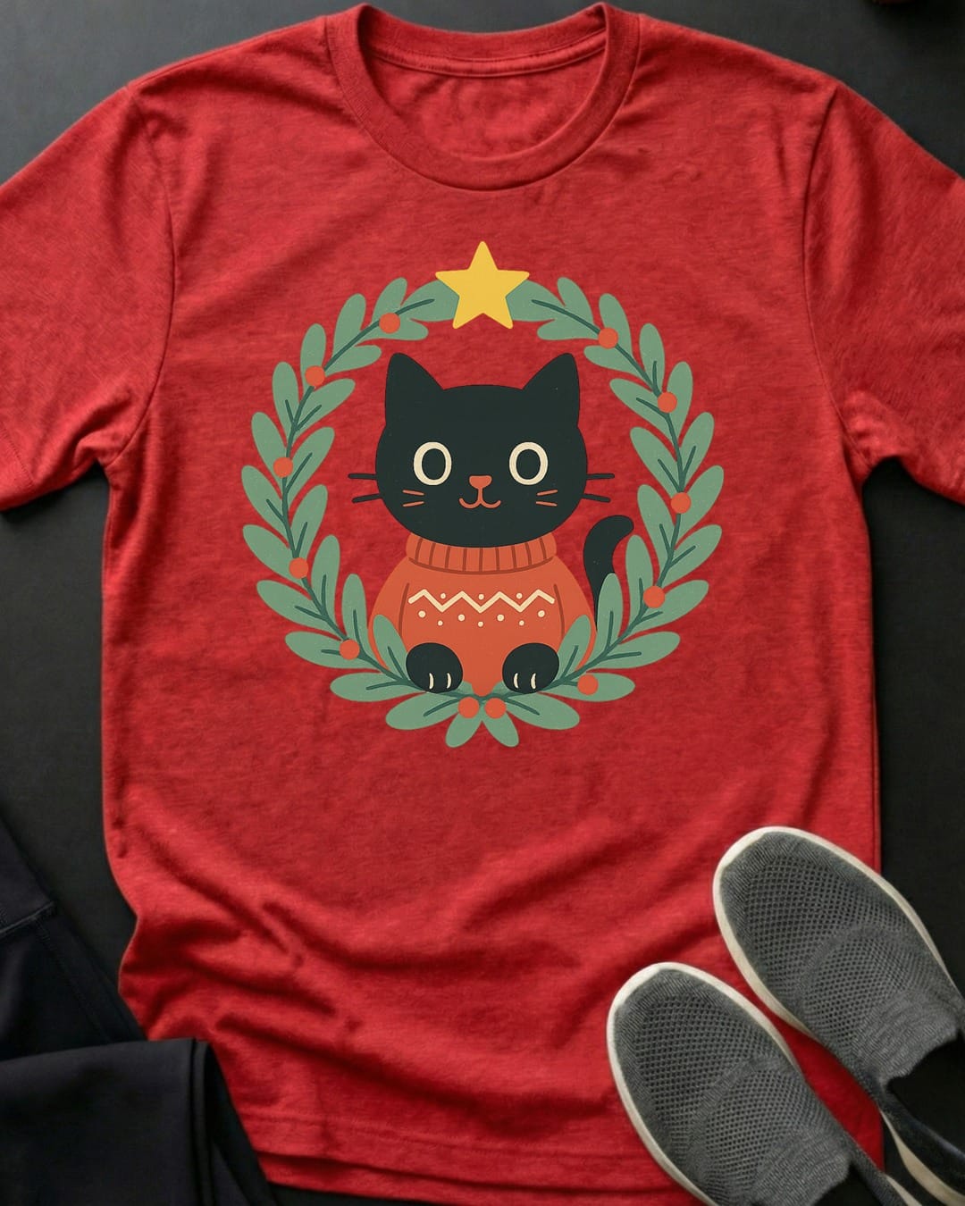 Holiday Wreath Tee