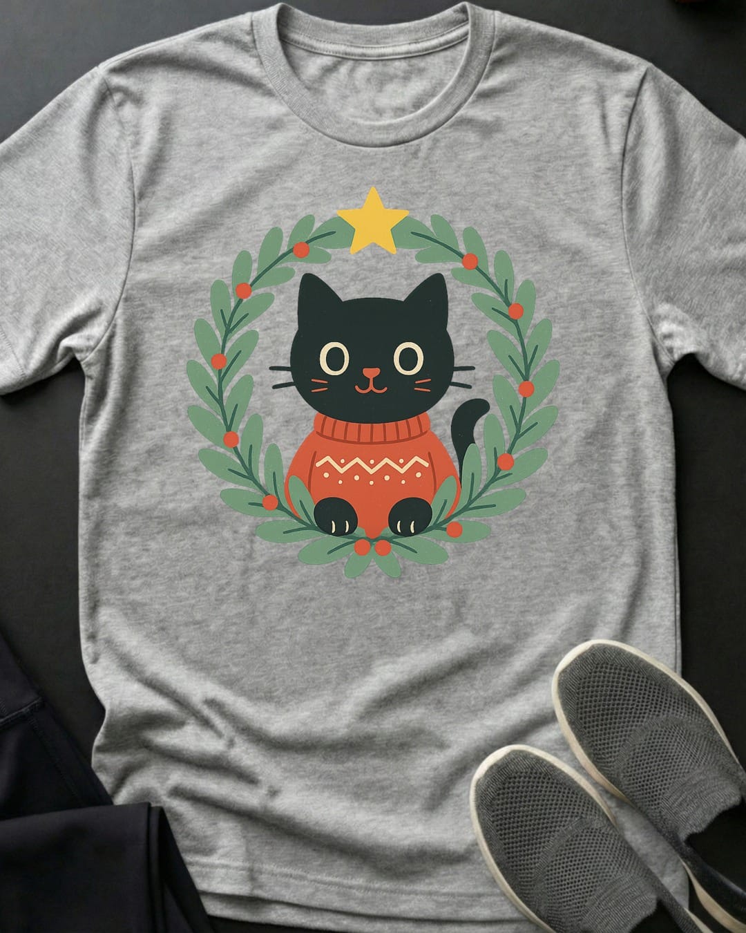 Holiday Wreath Tee