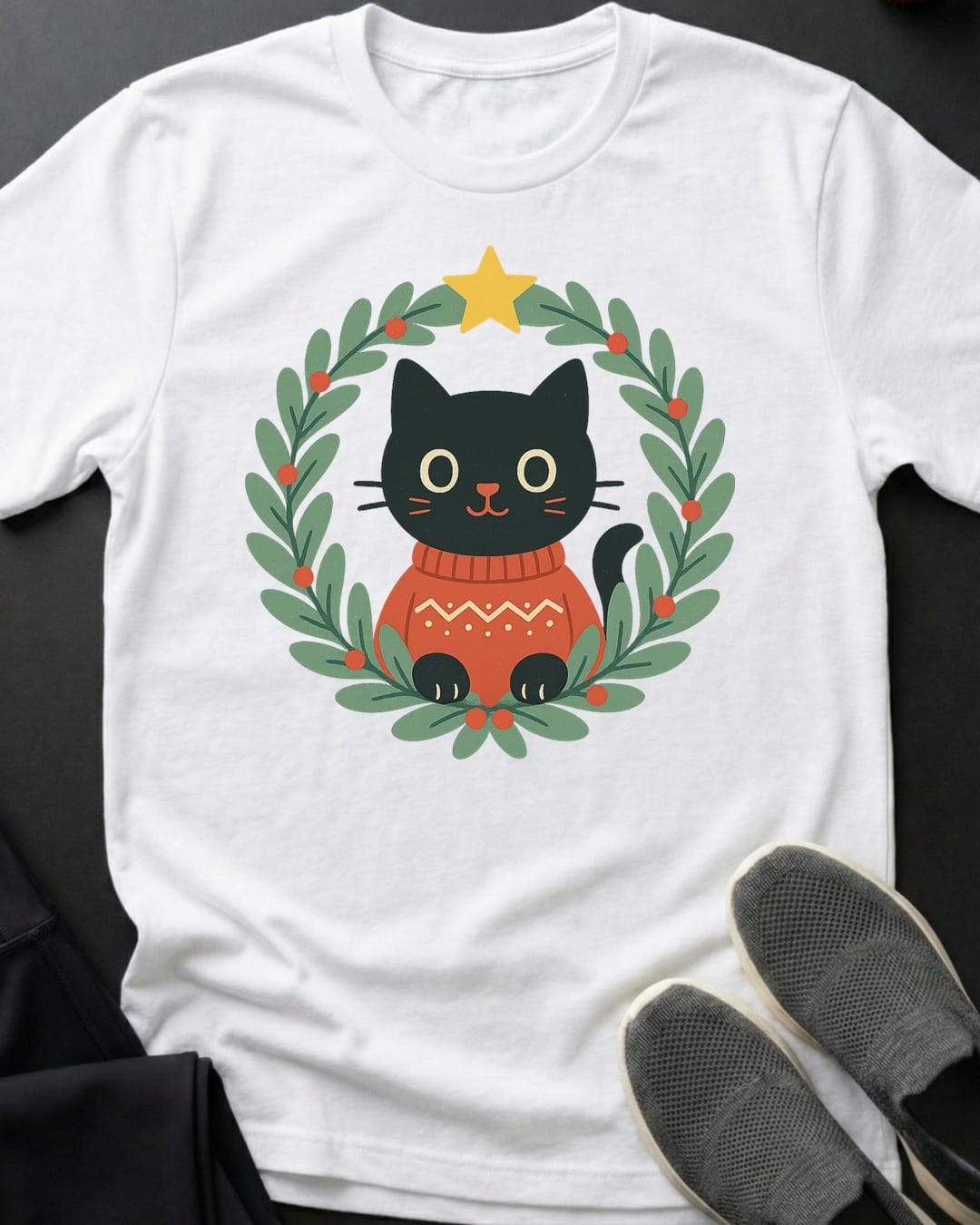 Holiday Wreath Tee