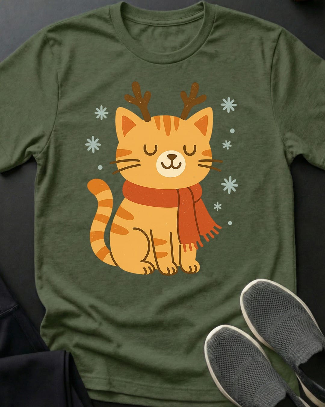 Reindeer Kitty Tee