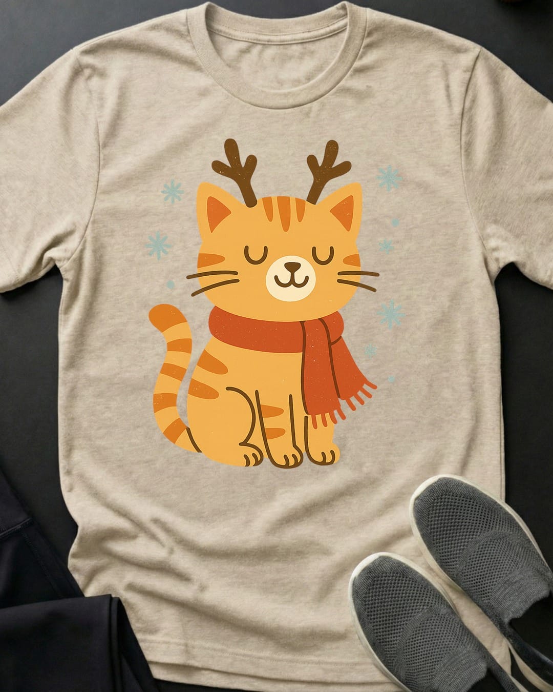 Reindeer Kitty Tee