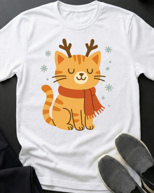 Reindeer Kitty Tee