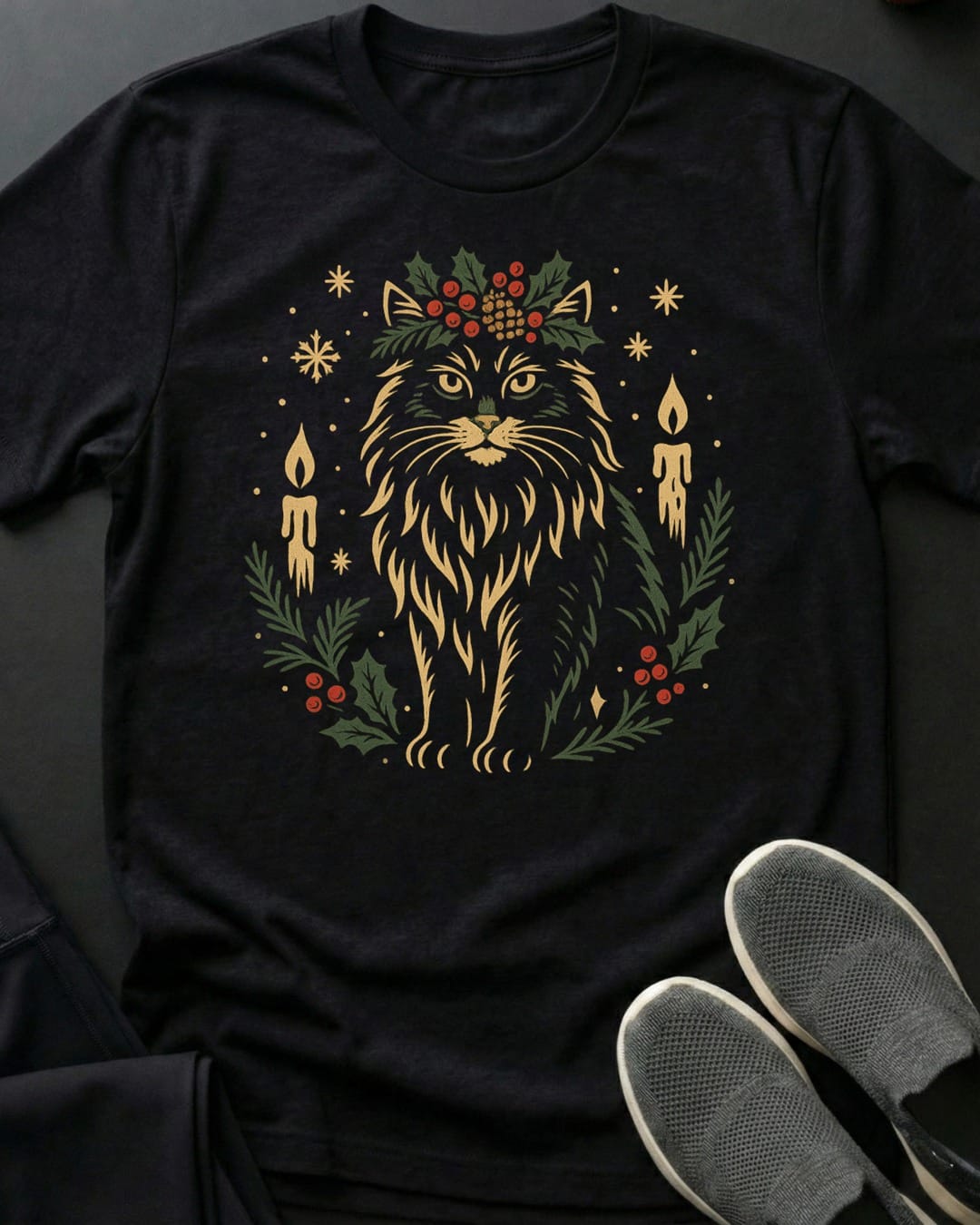 Yule Cat Tee