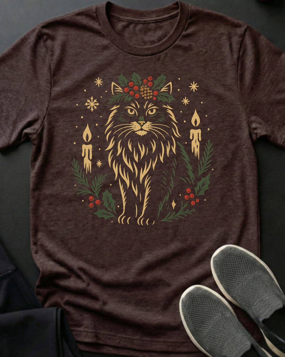 Yule Cat Tee
