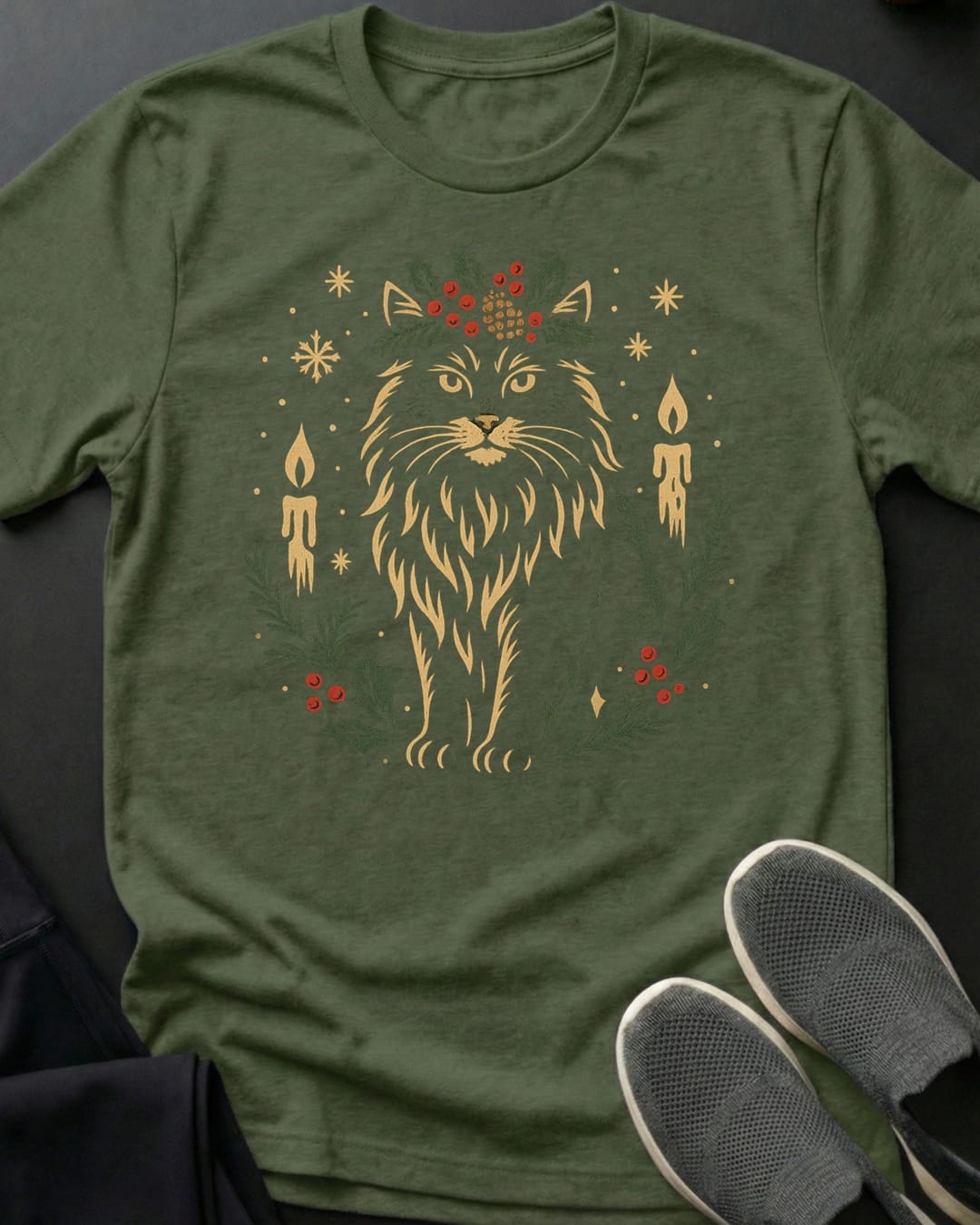 Yule Cat Tee