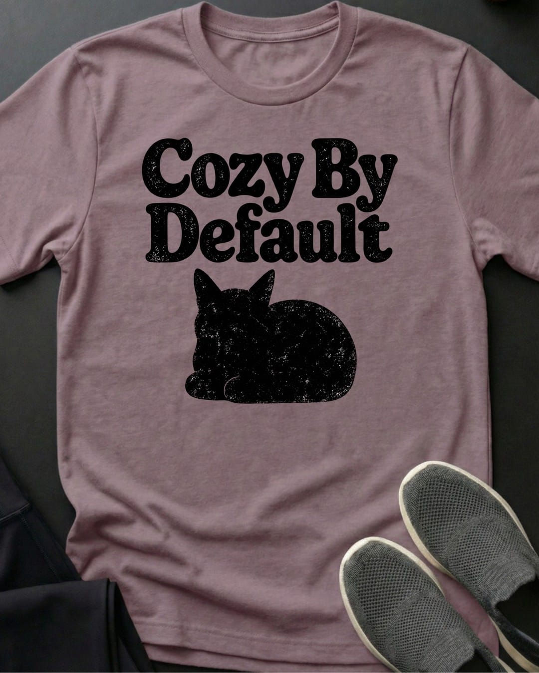 Cozy By Default Tee in Paragon