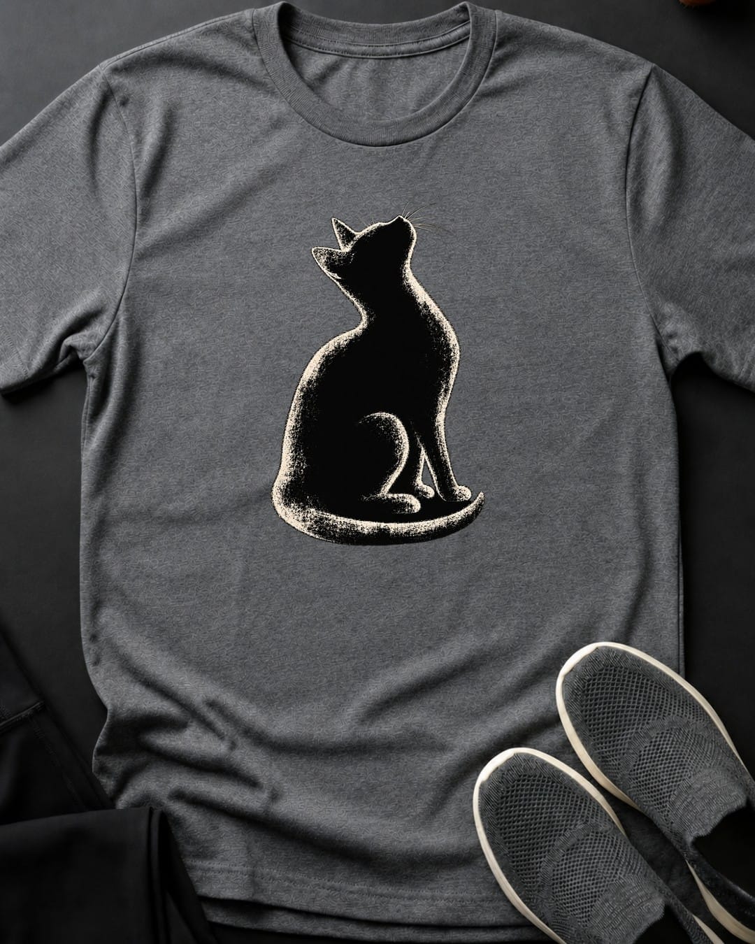 Looking Up Tee in Graphite Heather