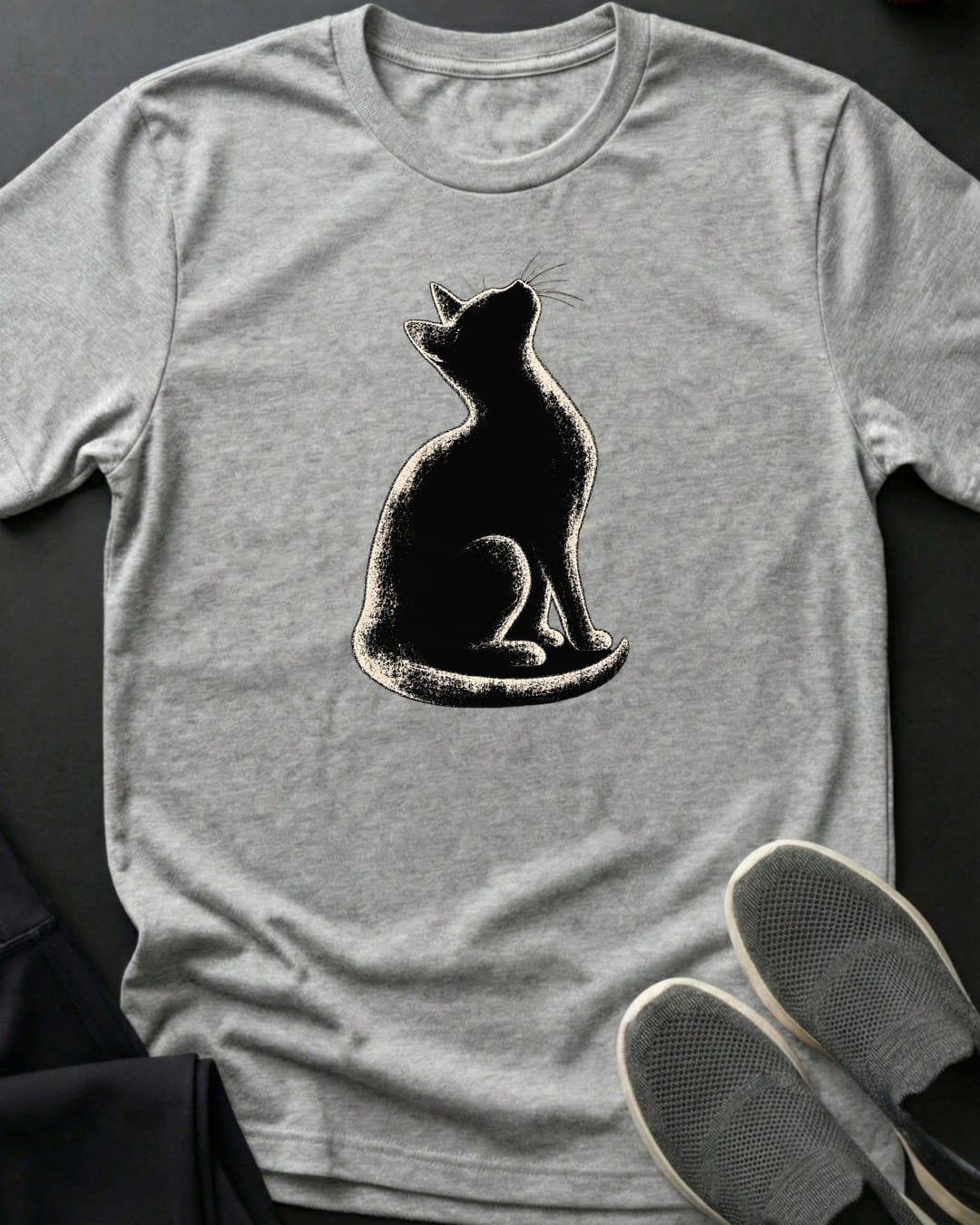 Looking Up Tee in Sport Grey
