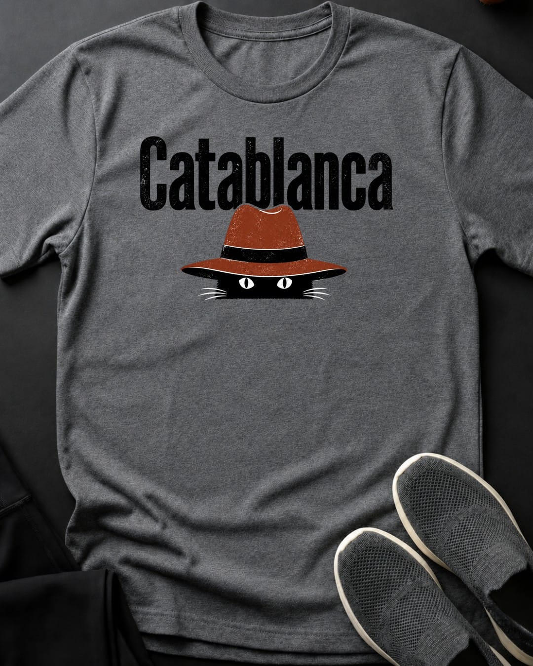 Catablanca Tee in Graphite Heather