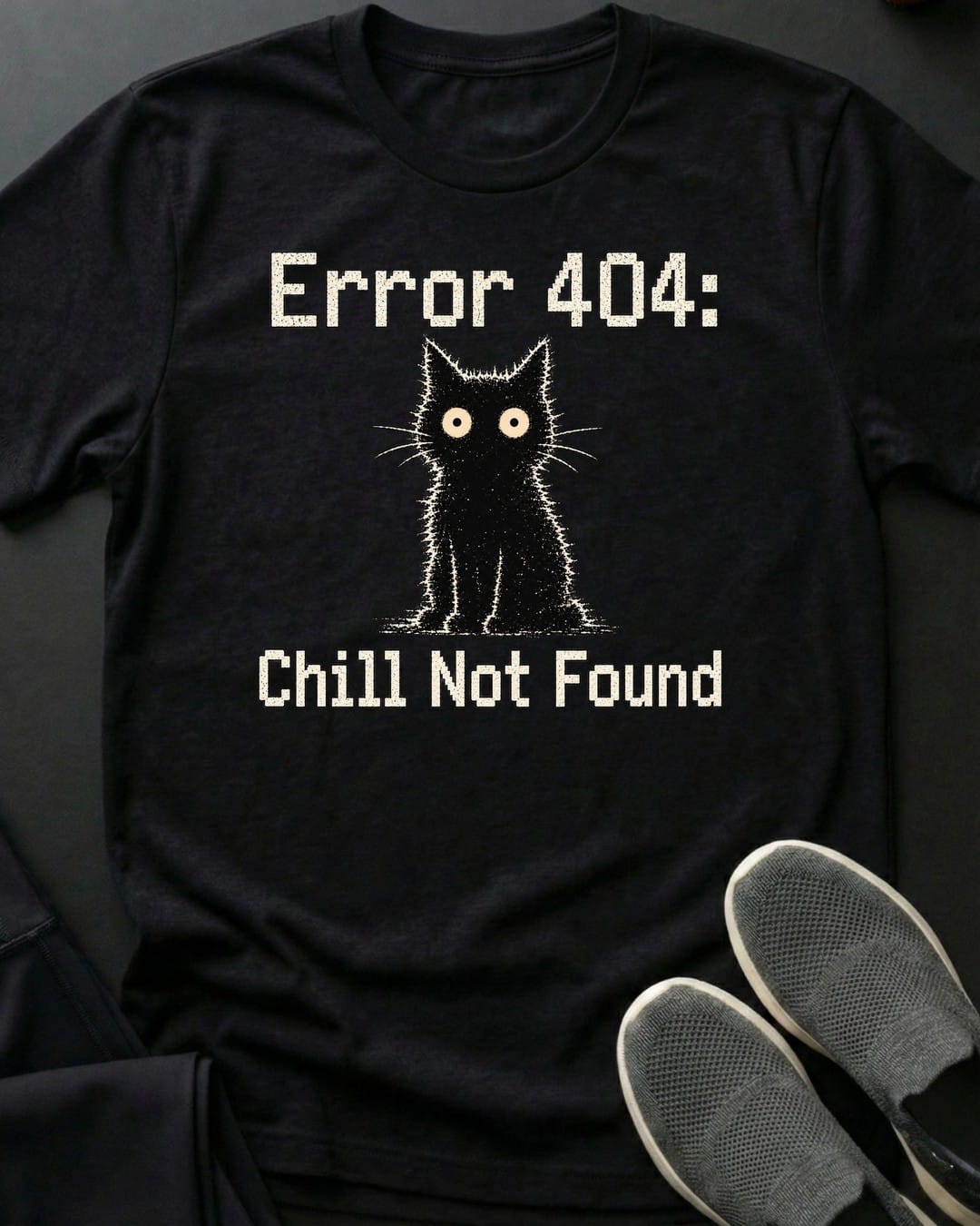 Chill Not Found Tee in Black