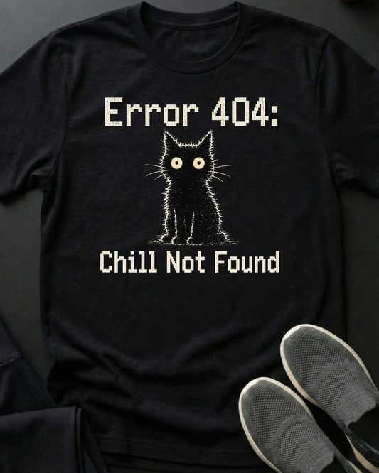Chill Not Found Tee in Black