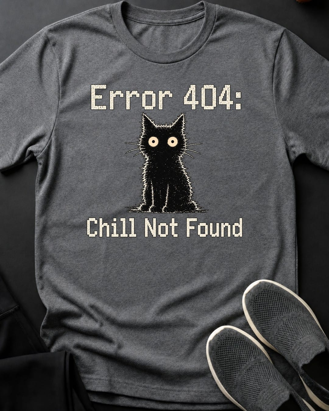 Chill Not Found Tee in Graphite Heather