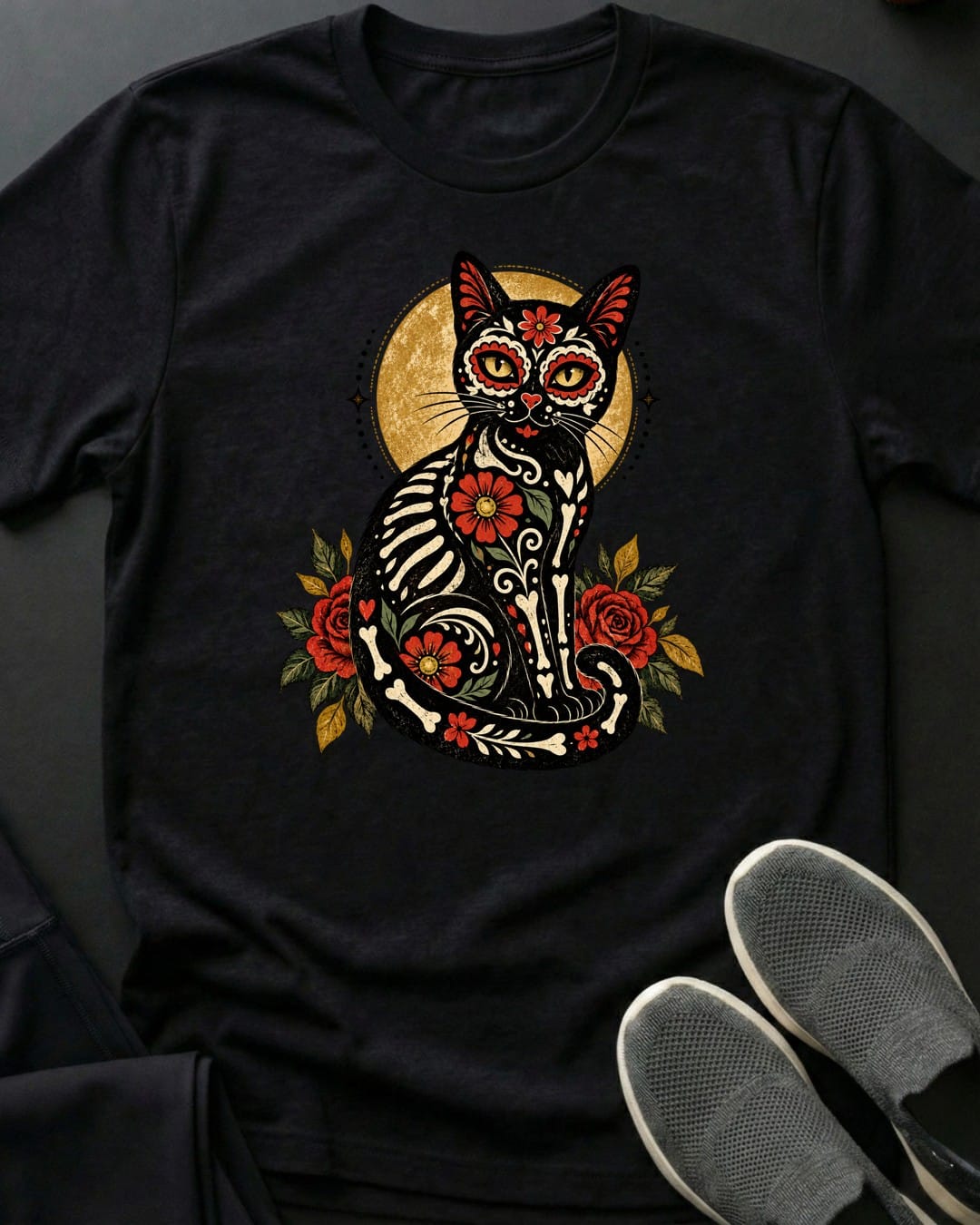 Sweet Bones Tee in Black