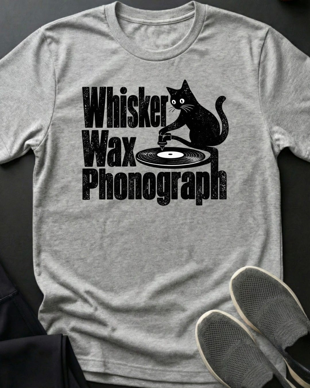 Whisker Wax Tee in Sport Grey