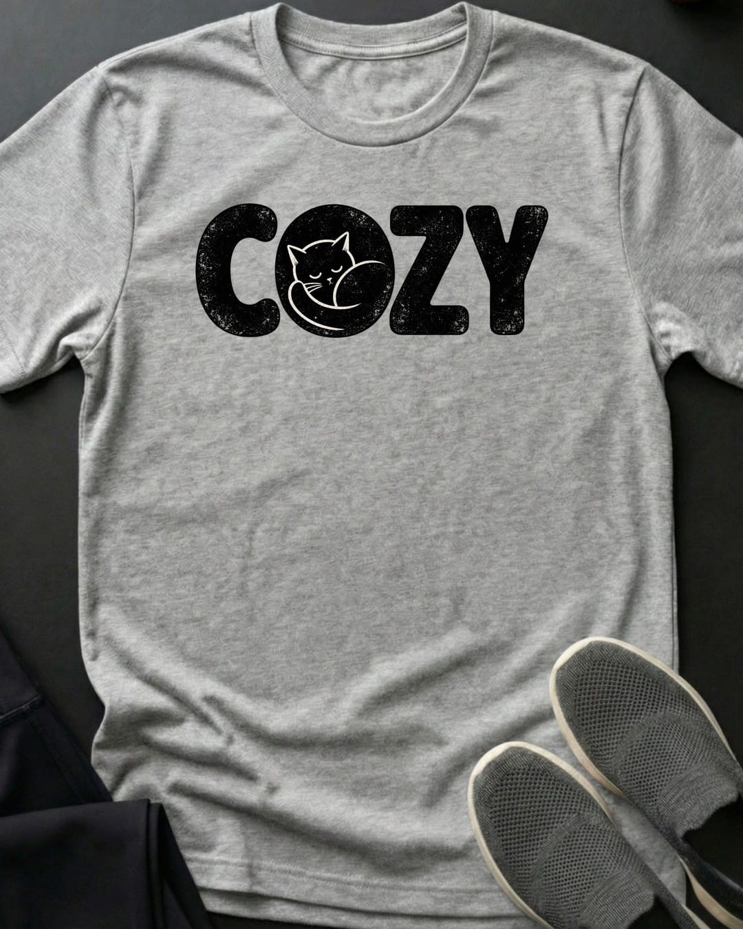Cozy Tee in Sport Grey