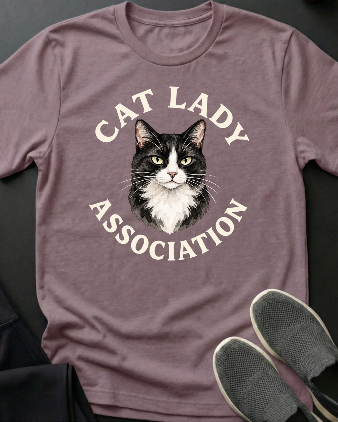 Cat Lady Association Tee in Paragon