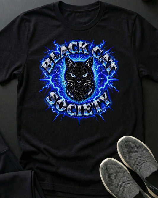 Electric Society Tee in Black
