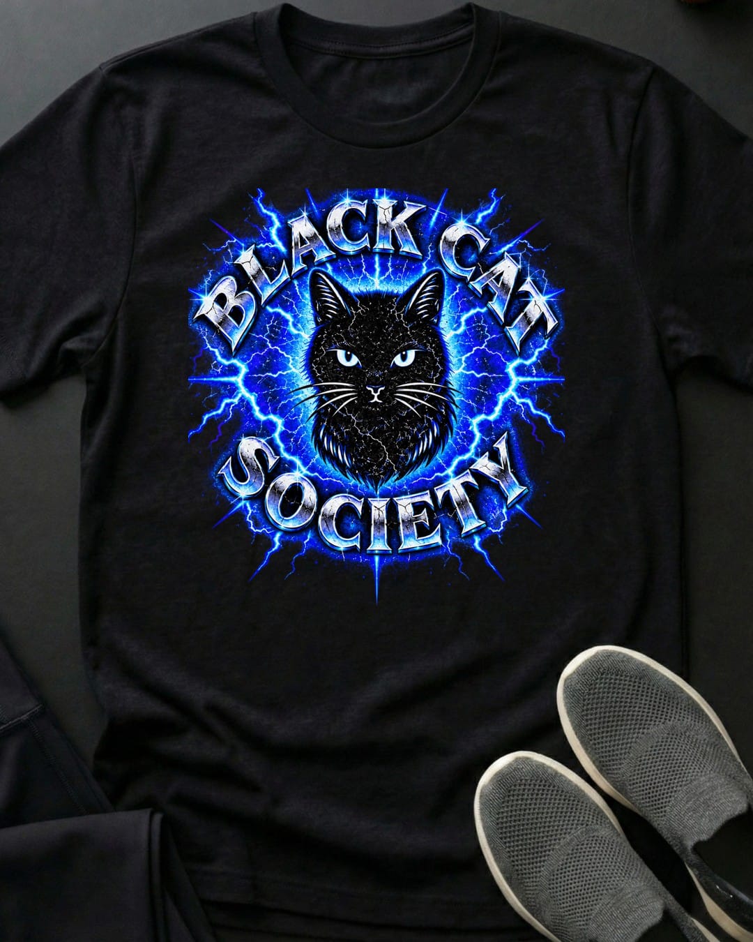 Electric Society Tee in Black