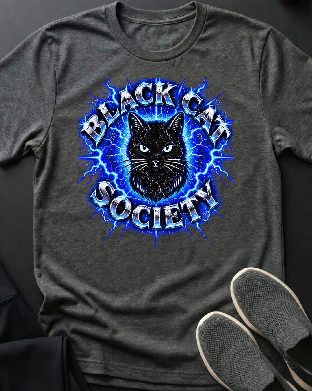 Electric Society Tee in Dark Heather