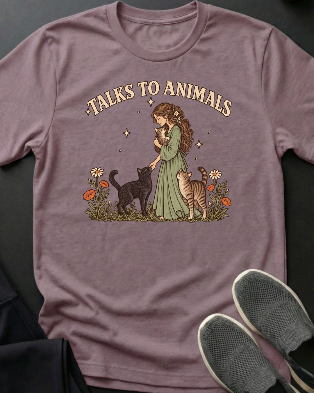 Talks To Animals Tee in Paragon