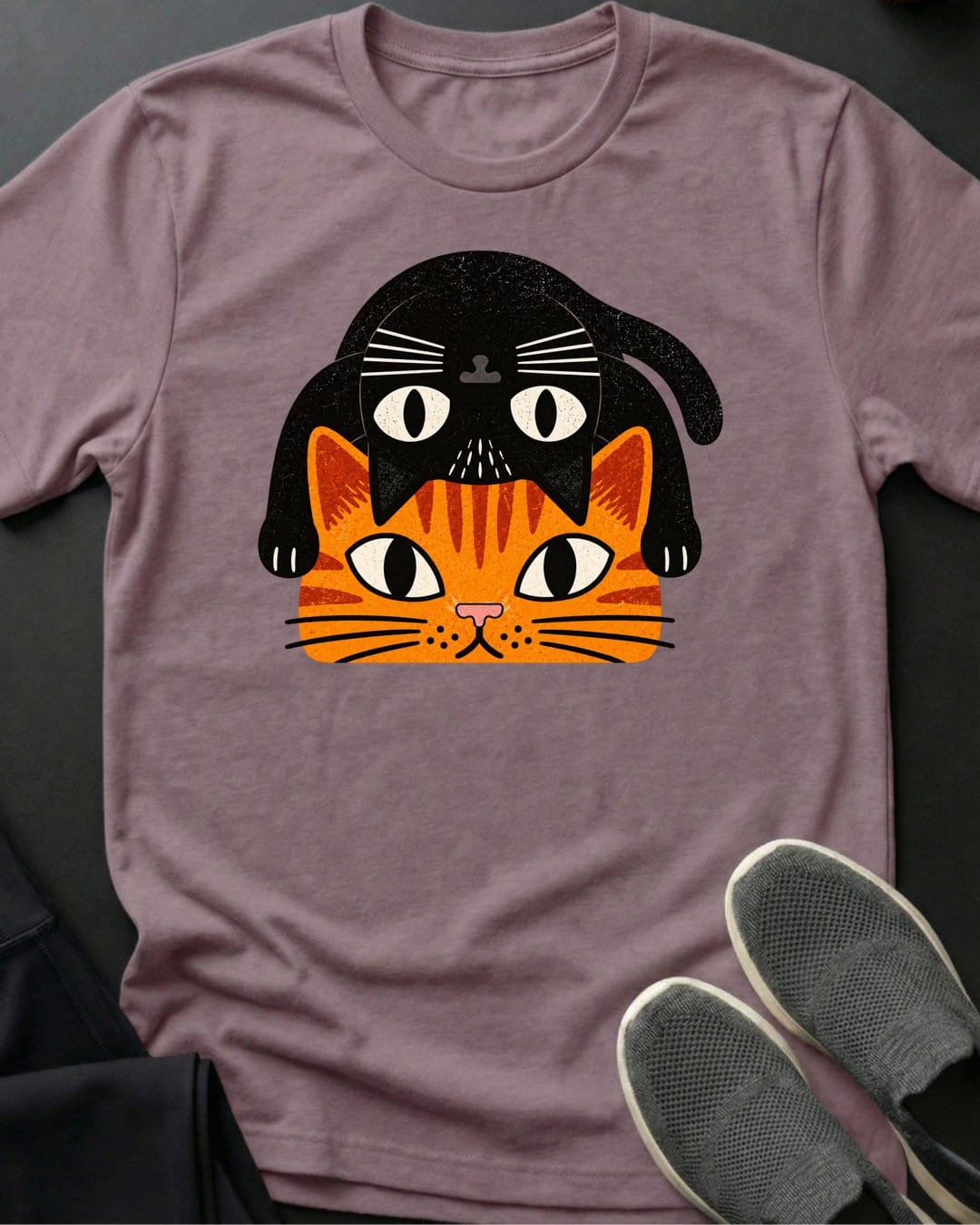Cat Pile Tee in Paragon