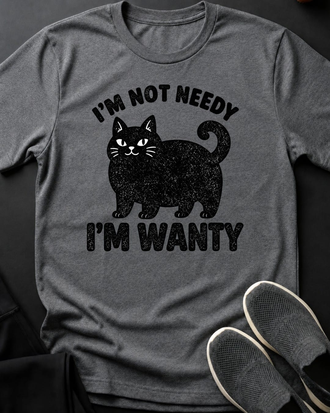 I'm Wanty Tee in Graphite Heather