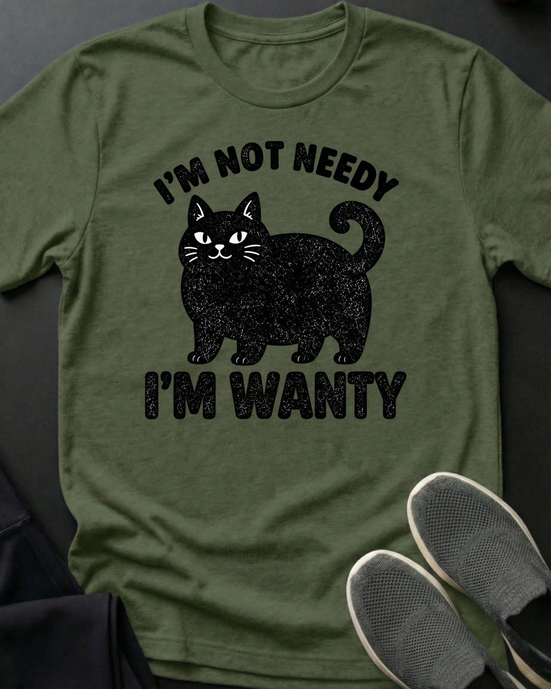 I'm Wanty Tee in Military Green