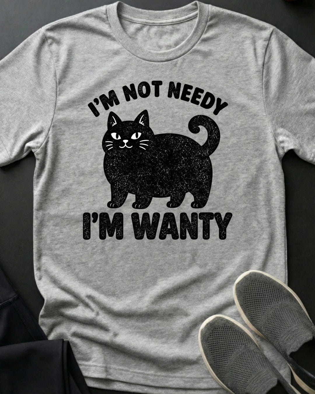I'm Wanty Tee in Sport Grey
