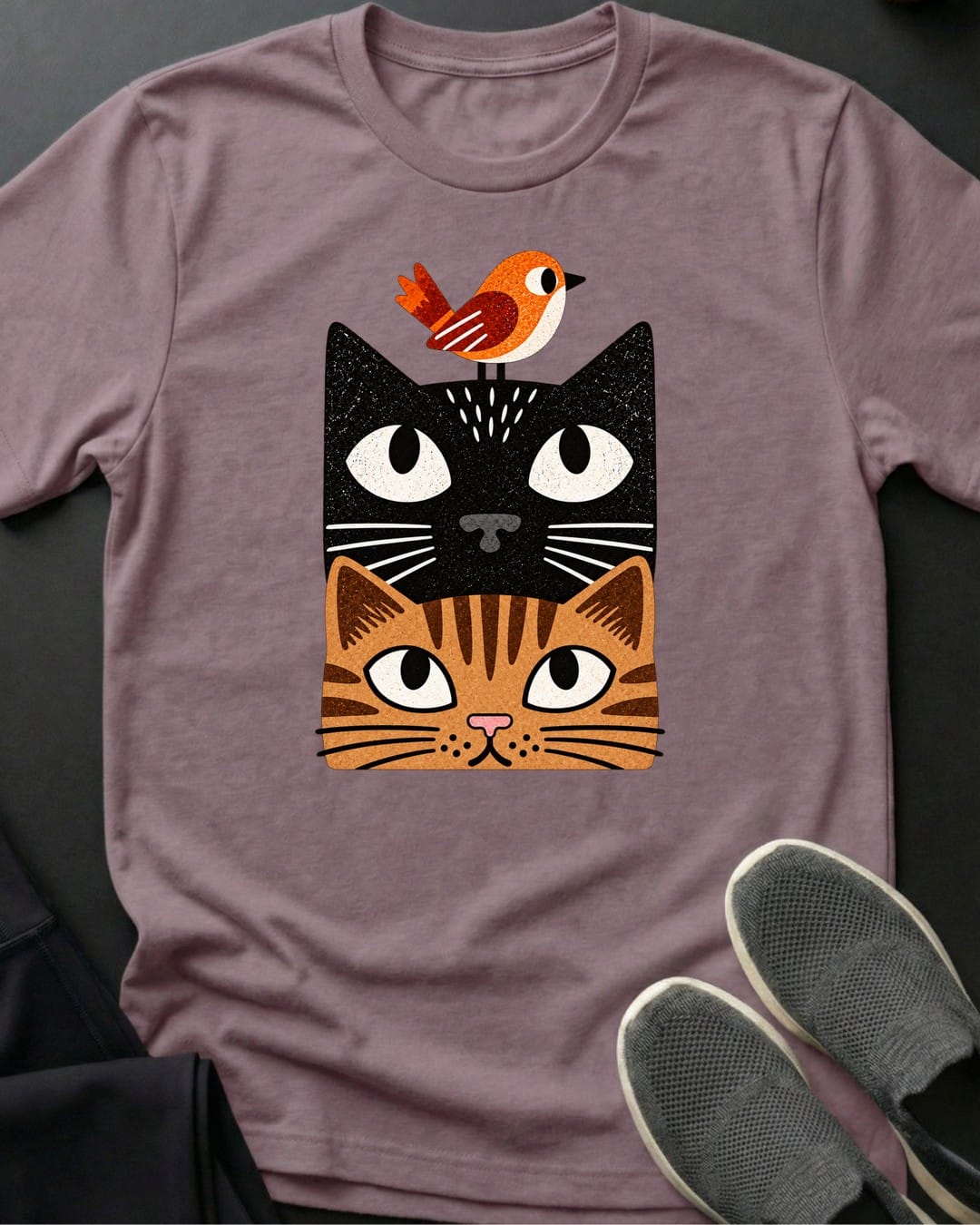 Bird On Head Tee in Paragon