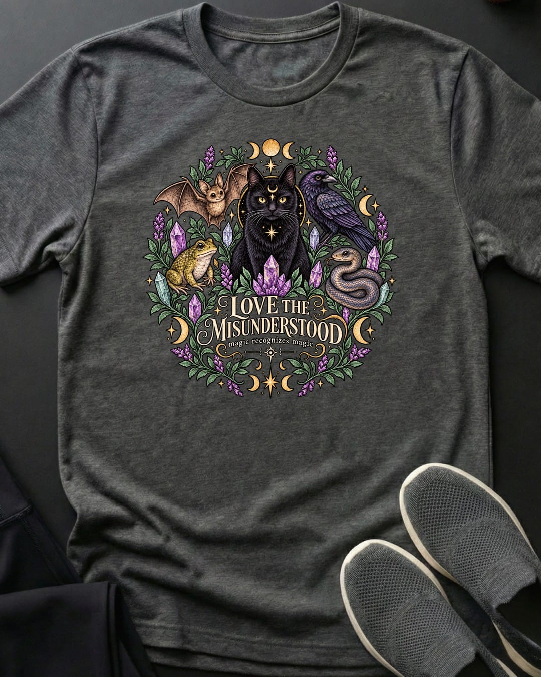 Love The Misunderstood Tee in Dark Heather