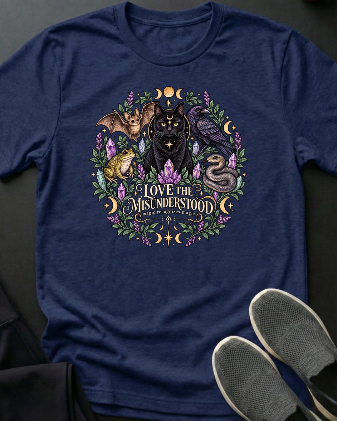 Love The Misunderstood Tee in Navy