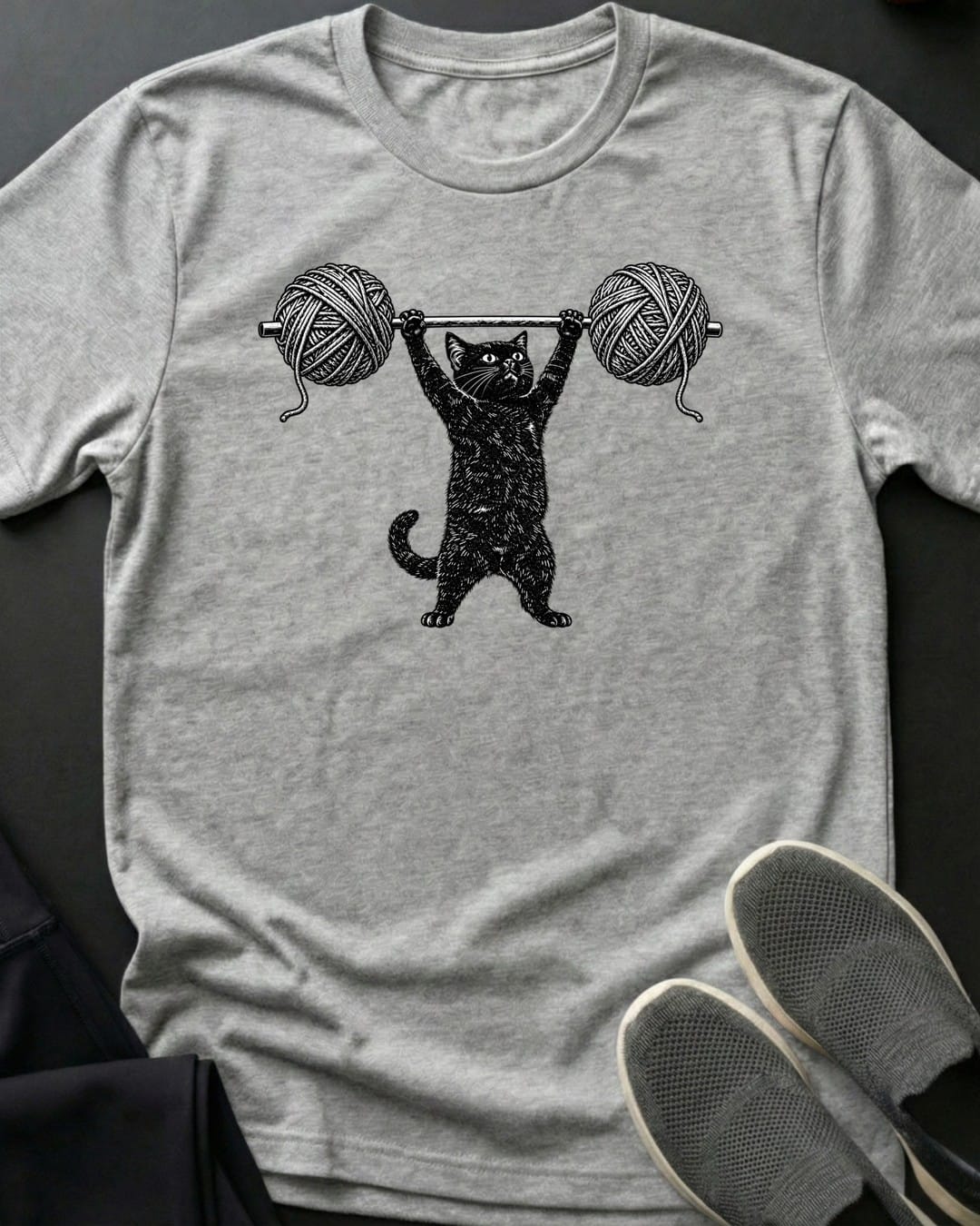 Yarn Lift Tee in Sport Grey
