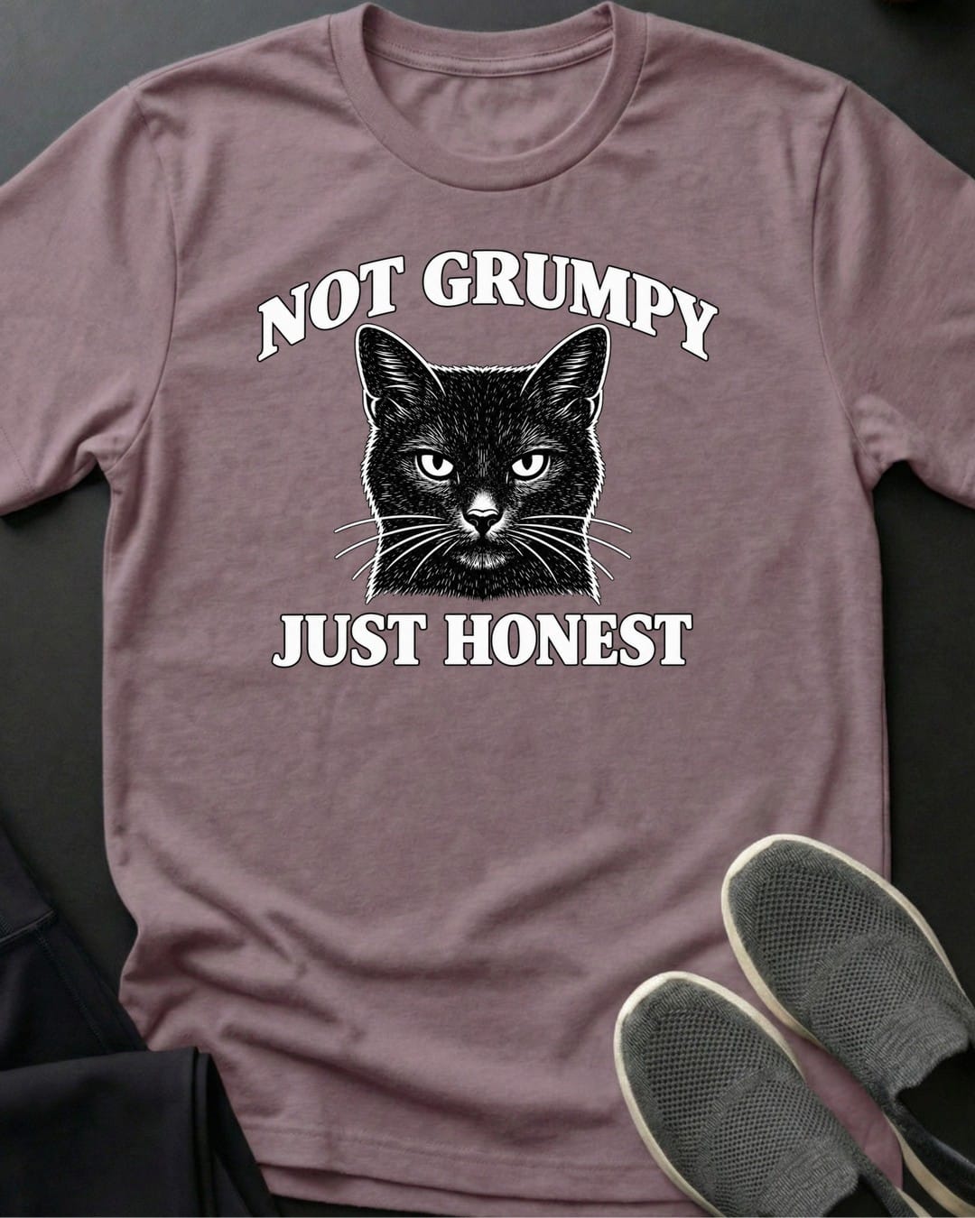 Not Grumpy Tee in Paragon