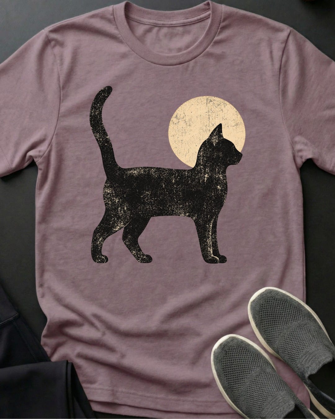 Moon Walk Cat Tee in Paragon