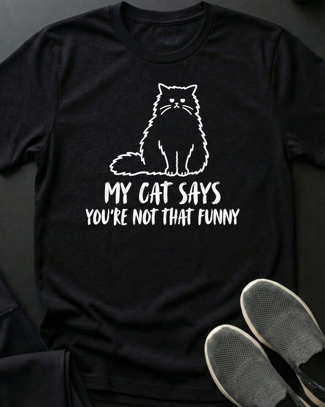 Not That Funny Tee in Black