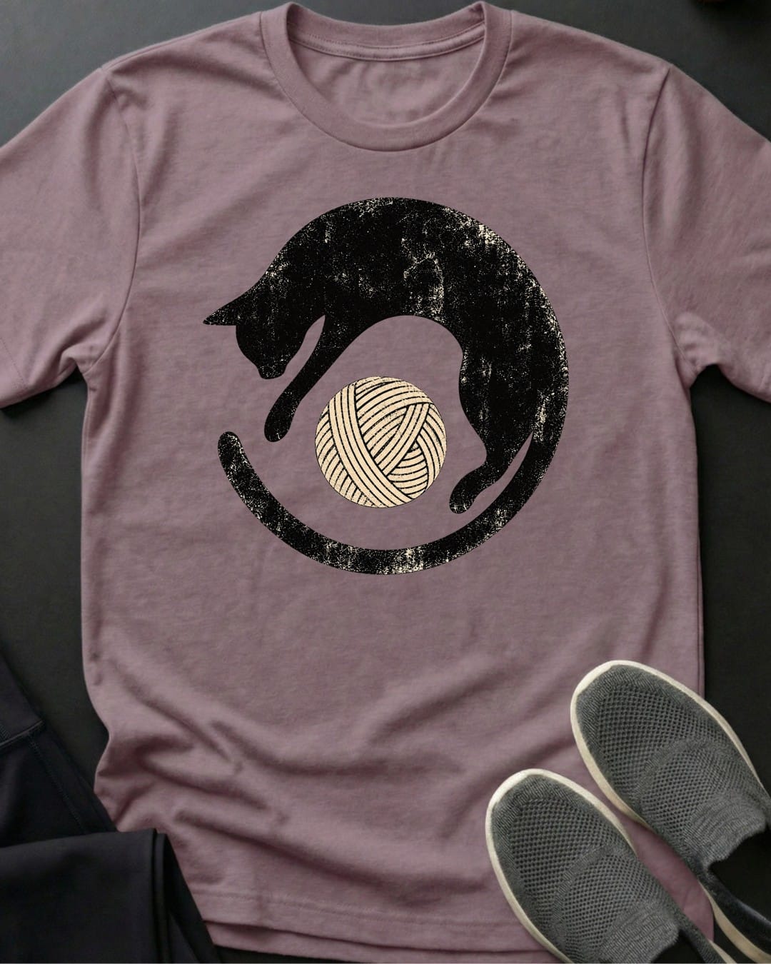 Yarn Circle Cat Tee in Paragon