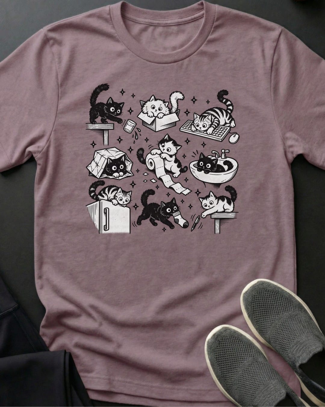 Mischief Kittens Tee in Paragon