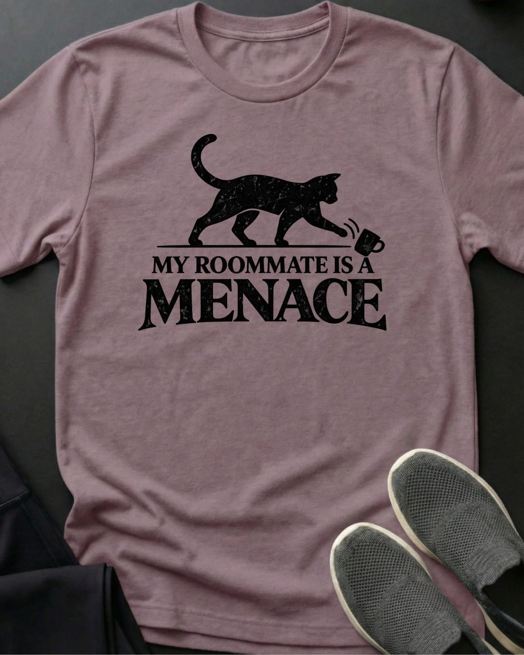 My Roommate Is A Menace Tee in Paragon