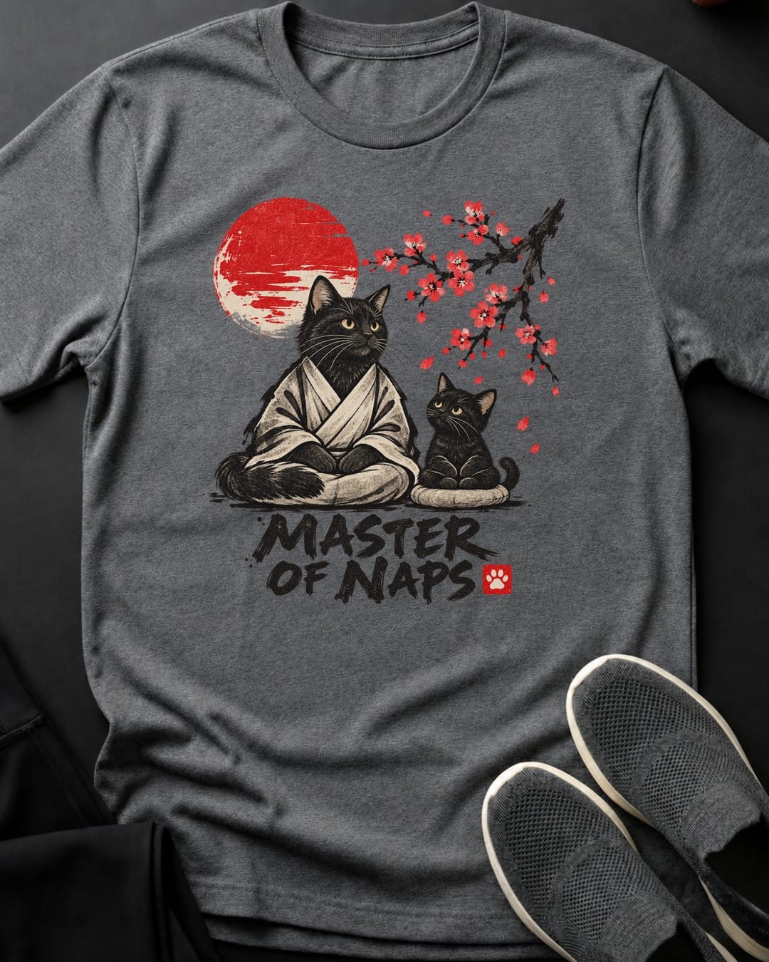 Master Of Naps Tee in Graphite Heather