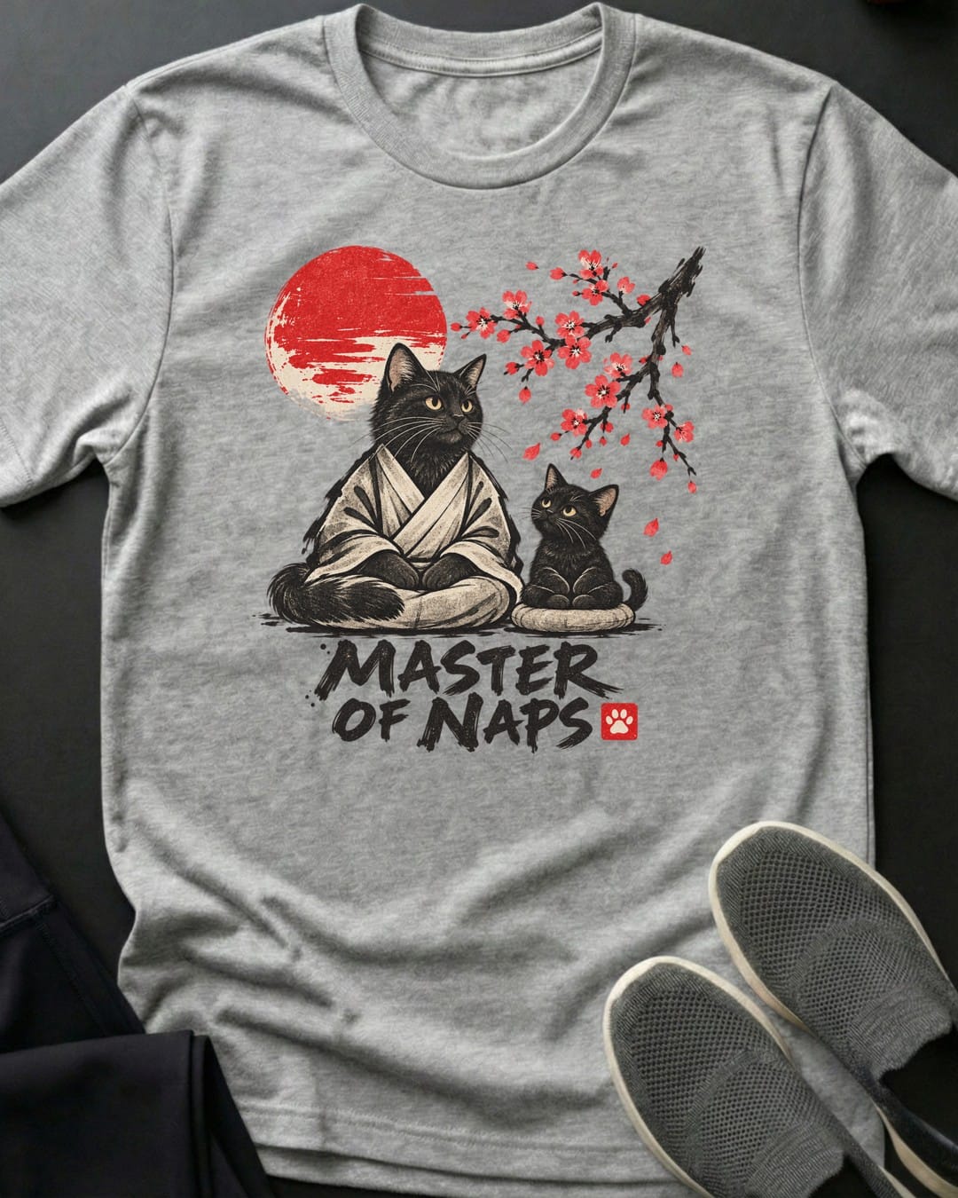 Master Of Naps Tee in Sport Grey