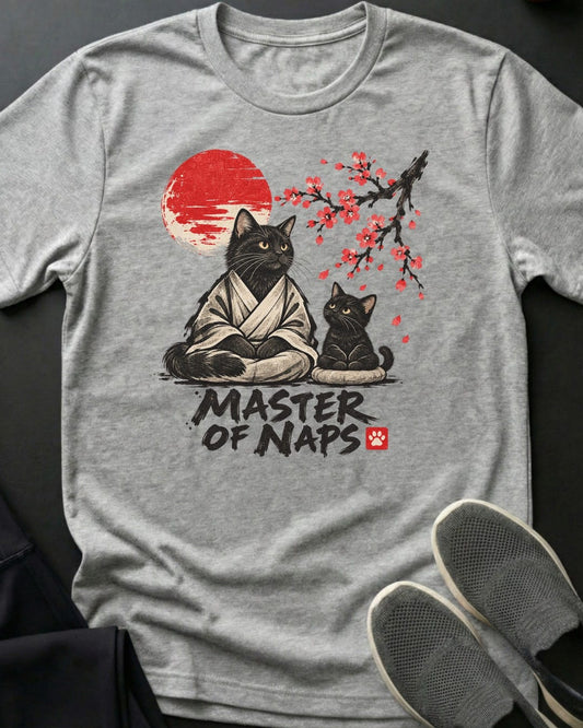 Master Of Naps Tee in Sport Grey