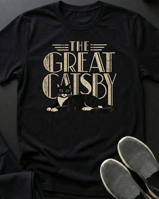 The Great Catsby Tee in Black