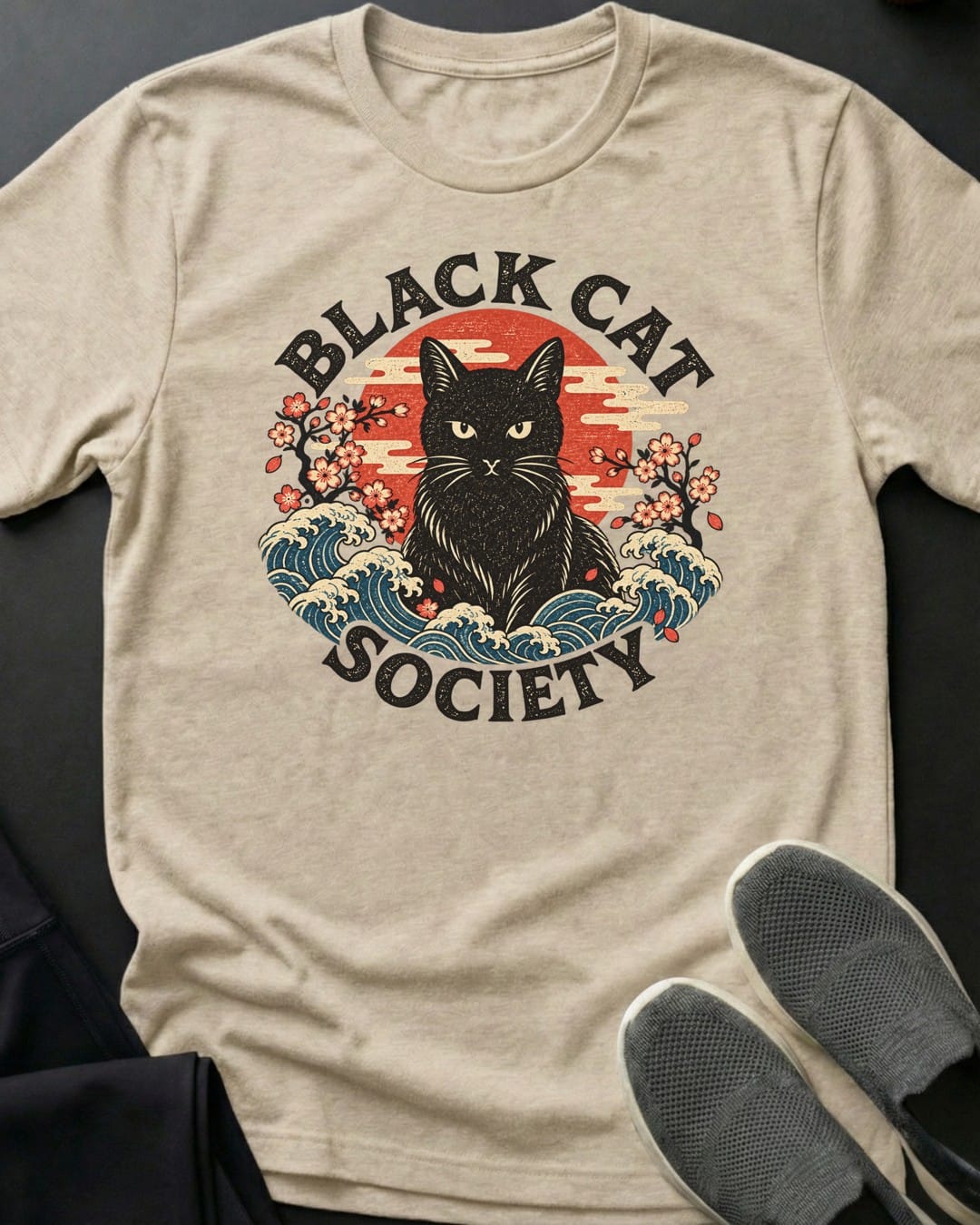 BC Society Waves Tee in Natural