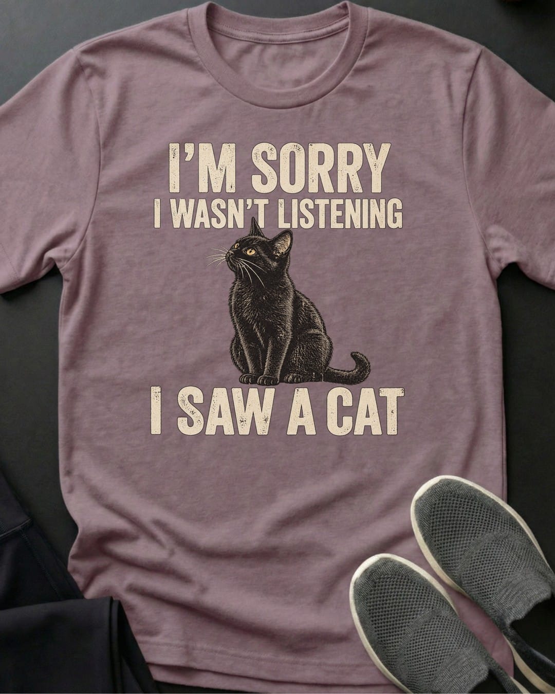I Saw A Cat Tee in Paragon