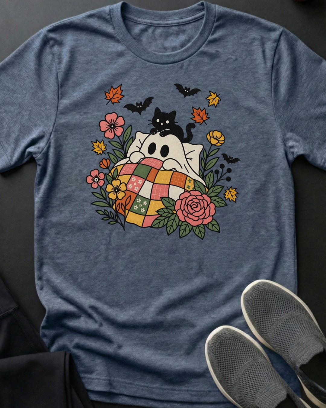 Ghost Nap Tee in Heather Indigo