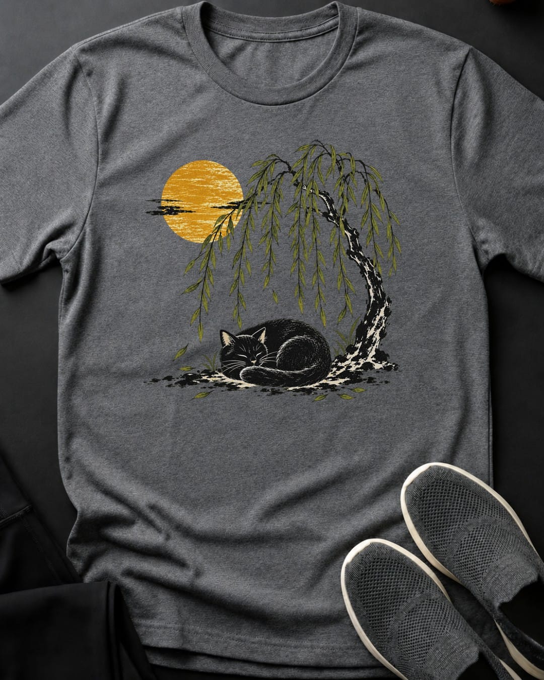 Willow Nap Tee in Graphite Heather
