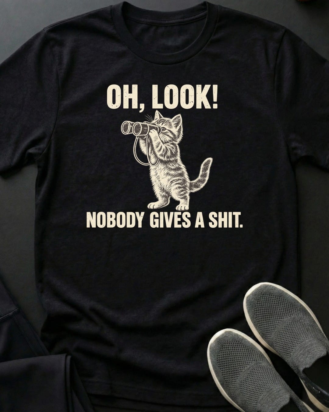 Oh Look Tee in Black