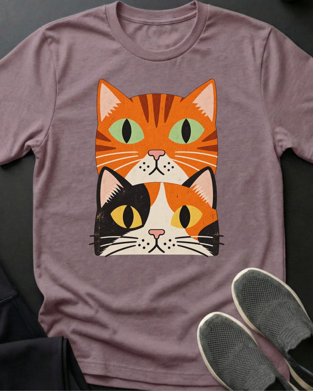 Orange & Calico Stack Tee in Paragon